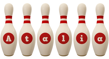 Atalia bowling-pin logo