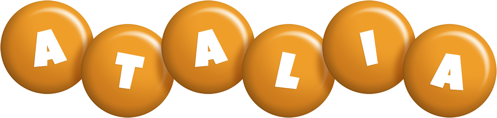 Atalia candy-orange logo
