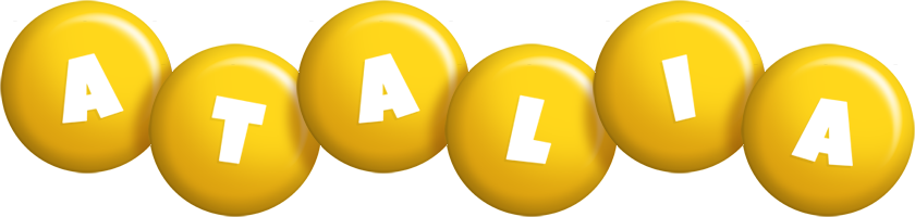 Atalia candy-yellow logo