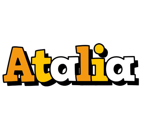 Atalia cartoon logo