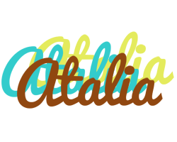 Atalia cupcake logo