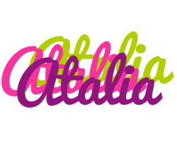 Atalia flowers logo