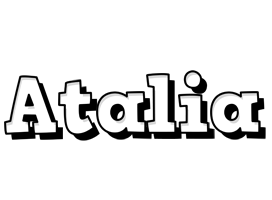 Atalia snowing logo