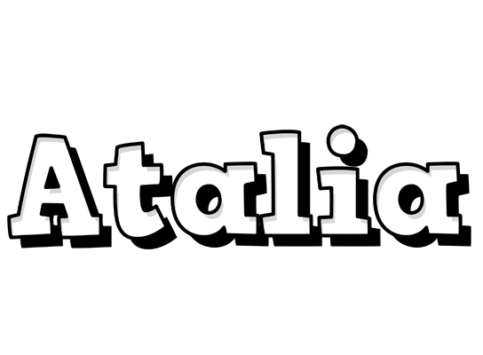 Atalia snowing logo