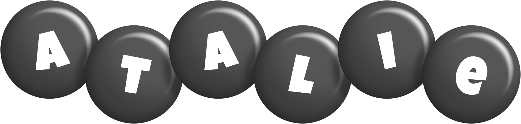 Atalie candy-black logo