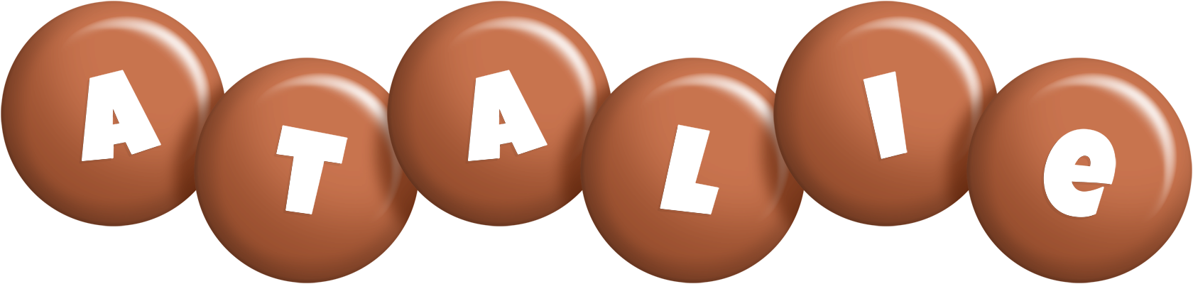 Atalie candy-brown logo