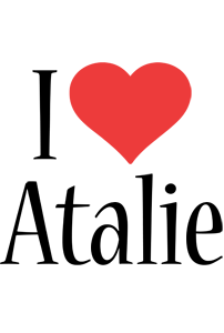 Atalie i-love logo