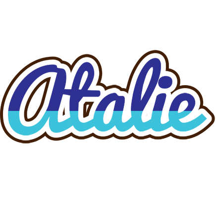 Atalie raining logo