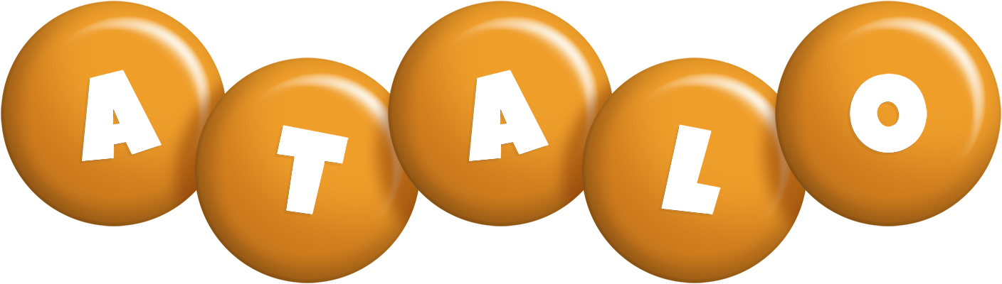 Atalo candy-orange logo