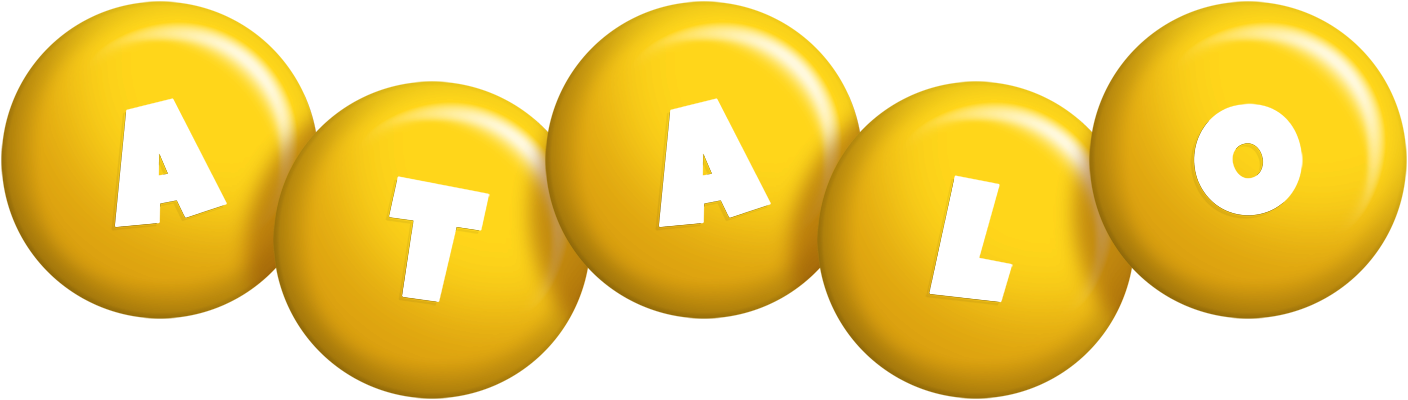 Atalo candy-yellow logo