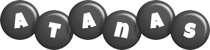 Atanas candy-black logo