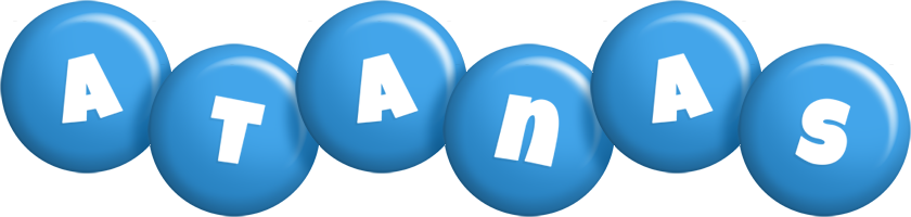 Atanas candy-blue logo