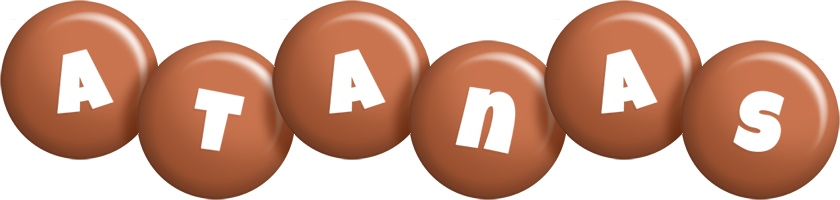 Atanas candy-brown logo