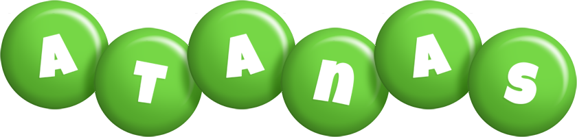 Atanas candy-green logo