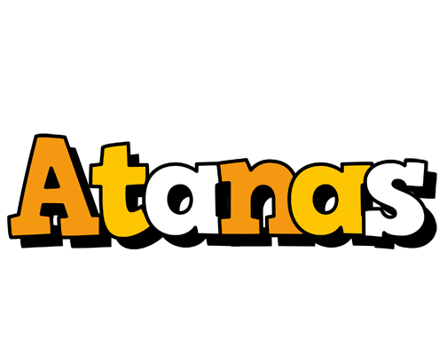Atanas cartoon logo
