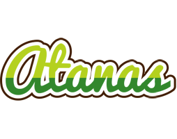 Atanas golfing logo