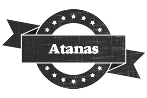 Atanas grunge logo