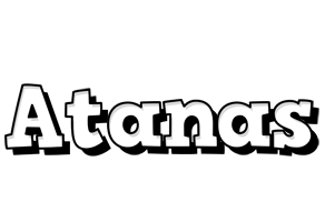 Atanas snowing logo