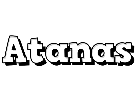 Atanas snowing logo