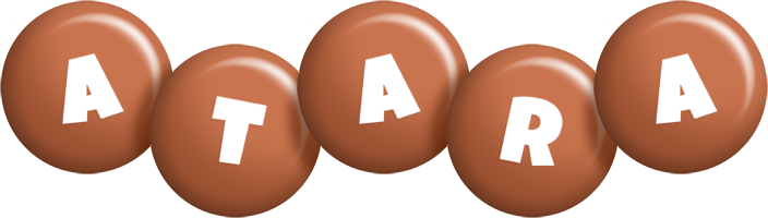 Atara candy-brown logo