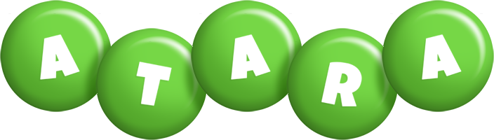 Atara candy-green logo