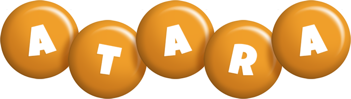 Atara candy-orange logo