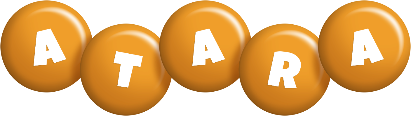 Atara candy-orange logo
