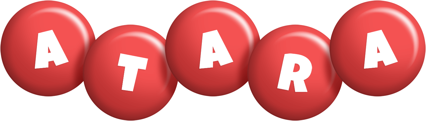 Atara candy-red logo