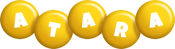 Atara candy-yellow logo