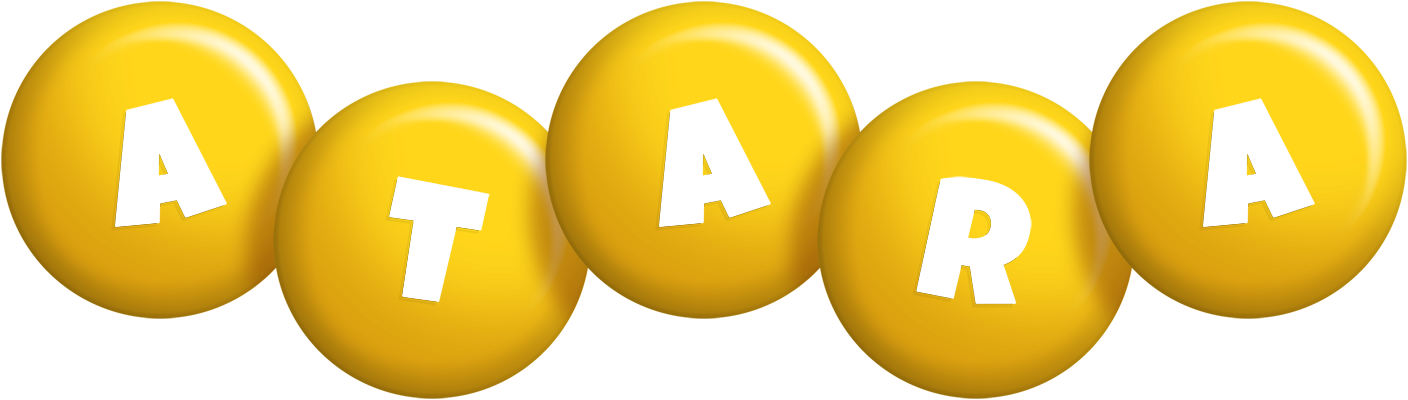 Atara candy-yellow logo
