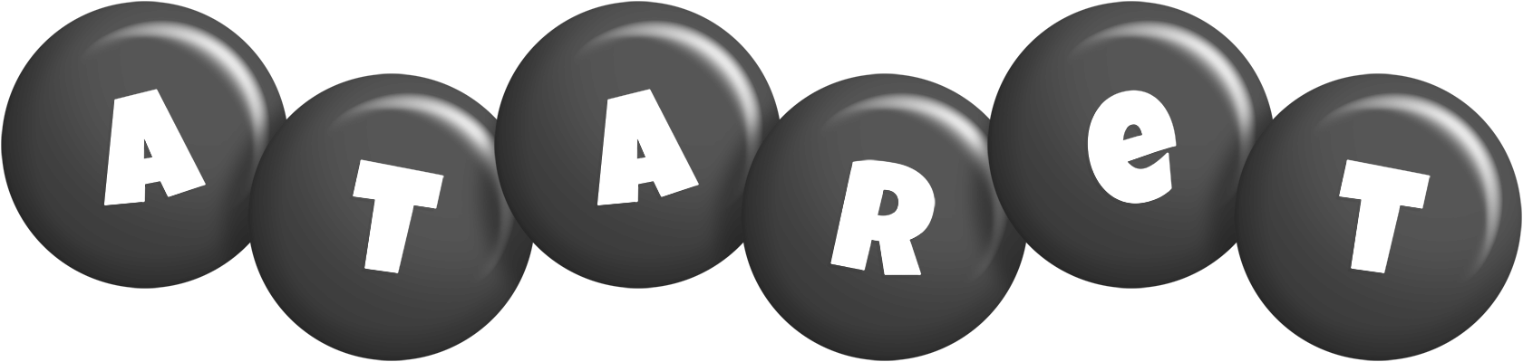 Ataret candy-black logo