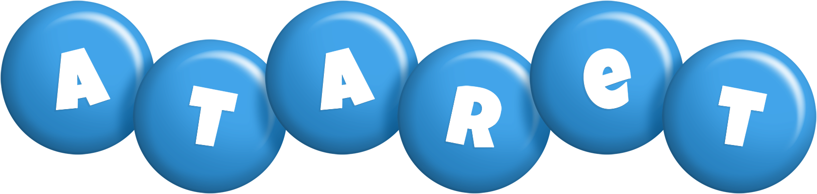 Ataret candy-blue logo