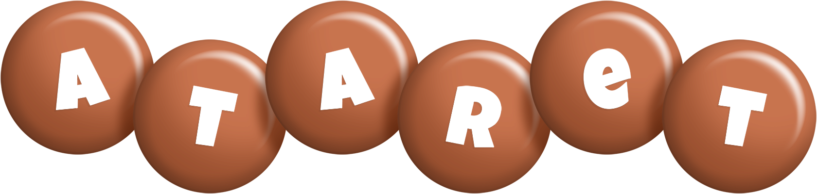 Ataret candy-brown logo