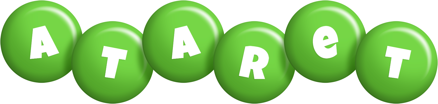 Ataret candy-green logo