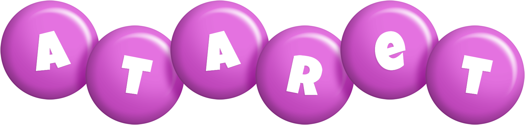 Ataret candy-purple logo