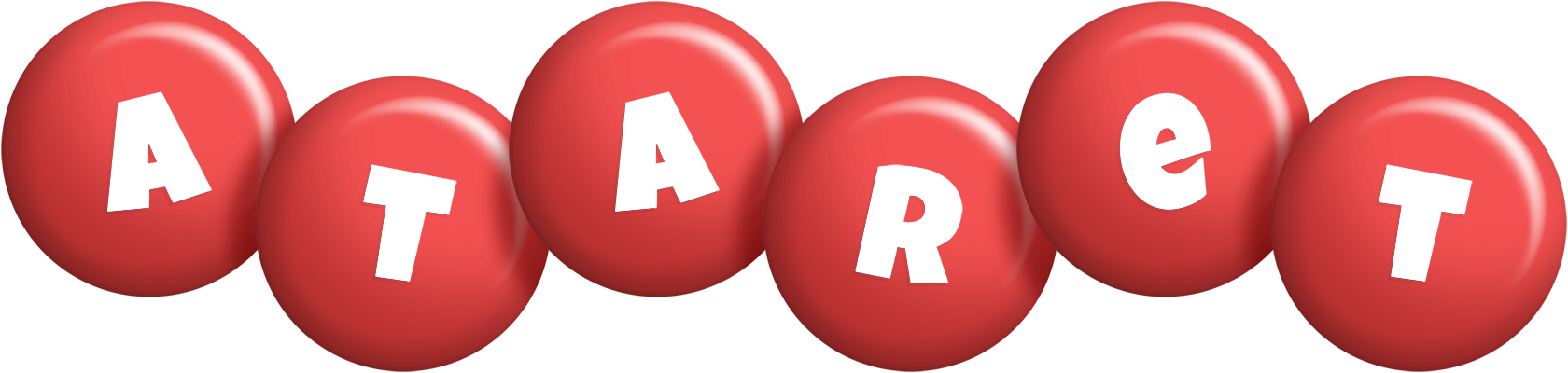 Ataret candy-red logo
