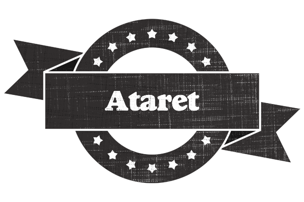 Ataret grunge logo