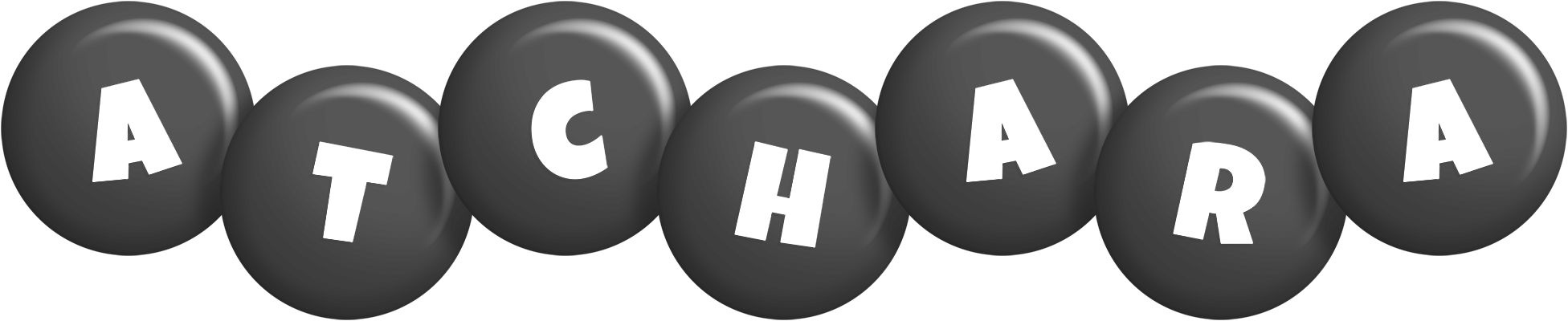 Atchara candy-black logo