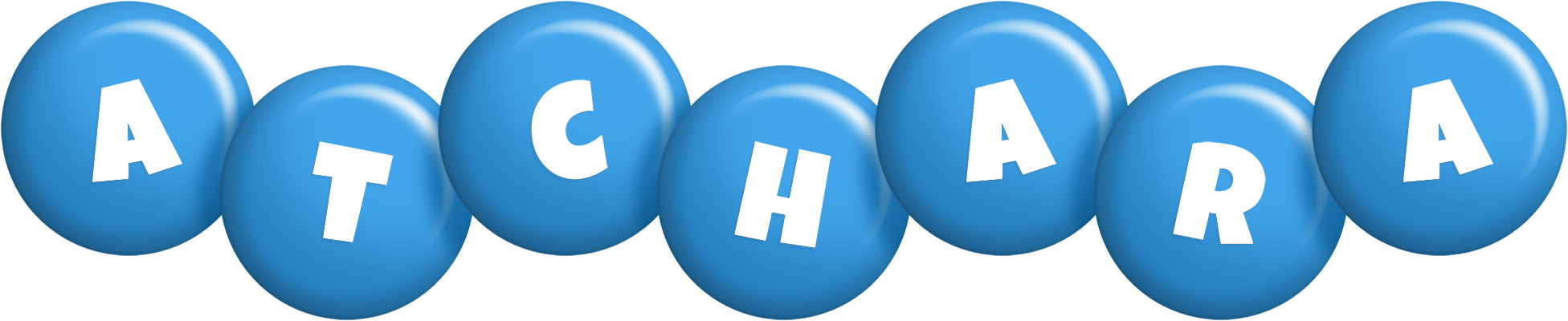 Atchara candy-blue logo