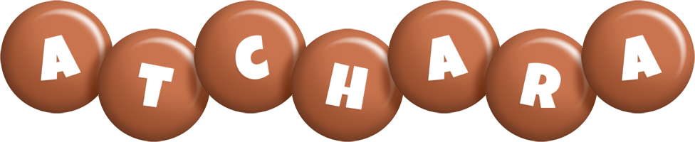 Atchara candy-brown logo