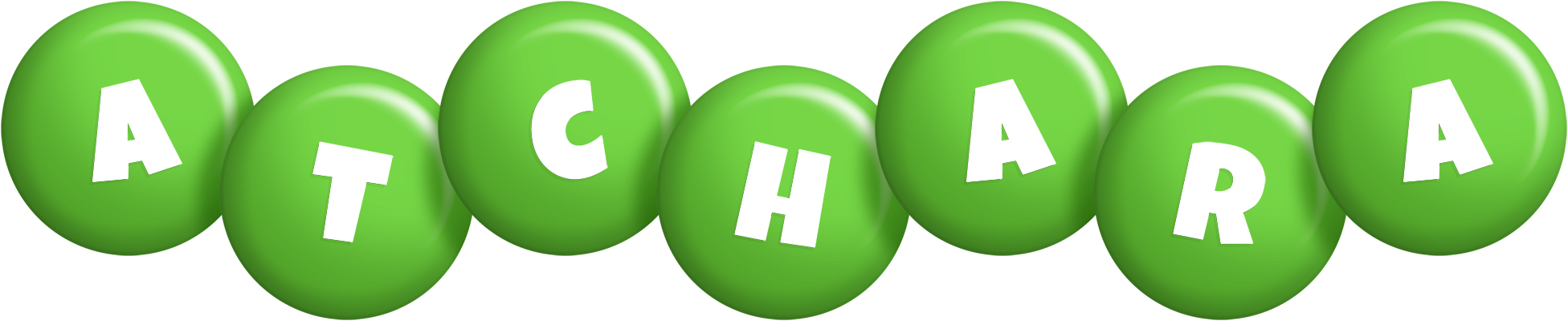 Atchara candy-green logo