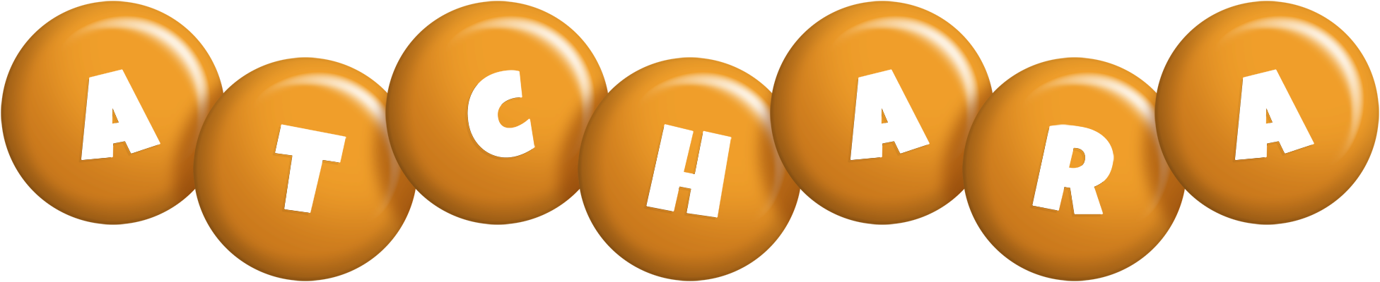 Atchara candy-orange logo