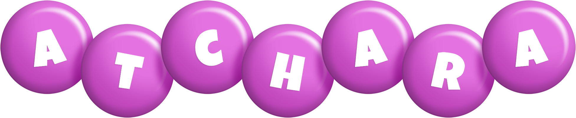 Atchara candy-purple logo