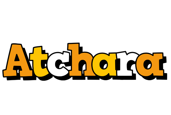 Atchara cartoon logo