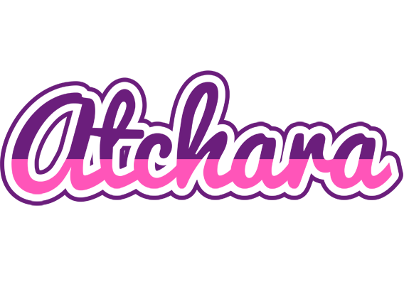 Atchara cheerful logo