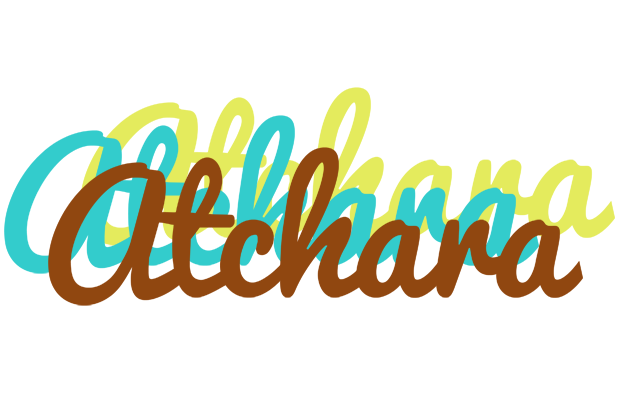 Atchara cupcake logo