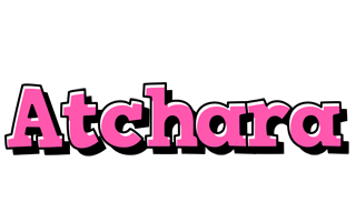 Atchara girlish logo