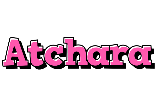 Atchara girlish logo