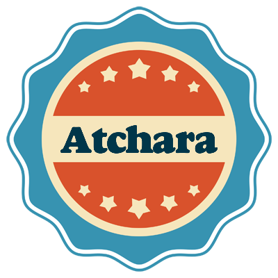 Atchara labels logo