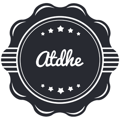 Atdhe badge logo